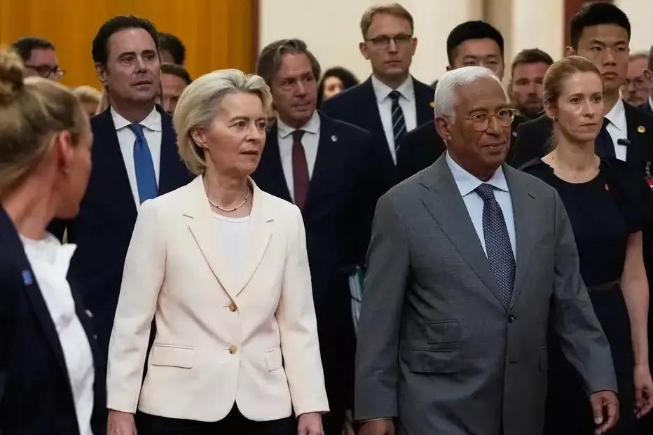 冯德莱恩来华参加中欧领导人会晤，其言行举止总体上还是值得肯定的。但是在有些事情上