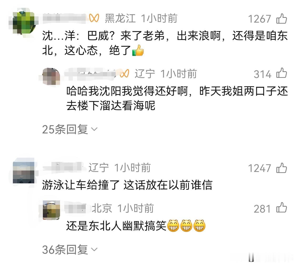 沈阳变沈洋，一点都不慌，就像家里来qie了。巴威刚刚登陆的时候，抬眼环顾了一