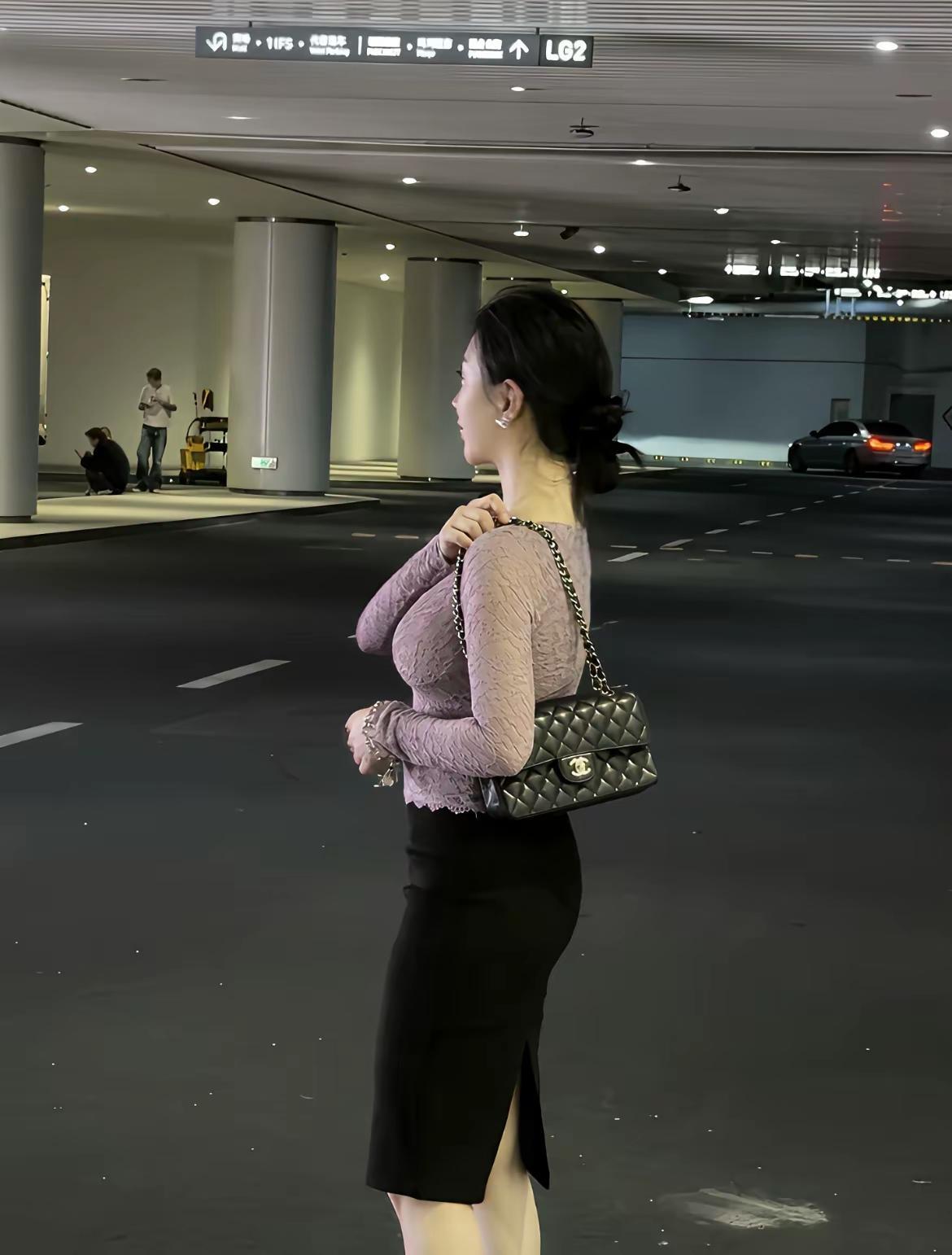 优雅夜晚，都市街拍，时尚穿搭