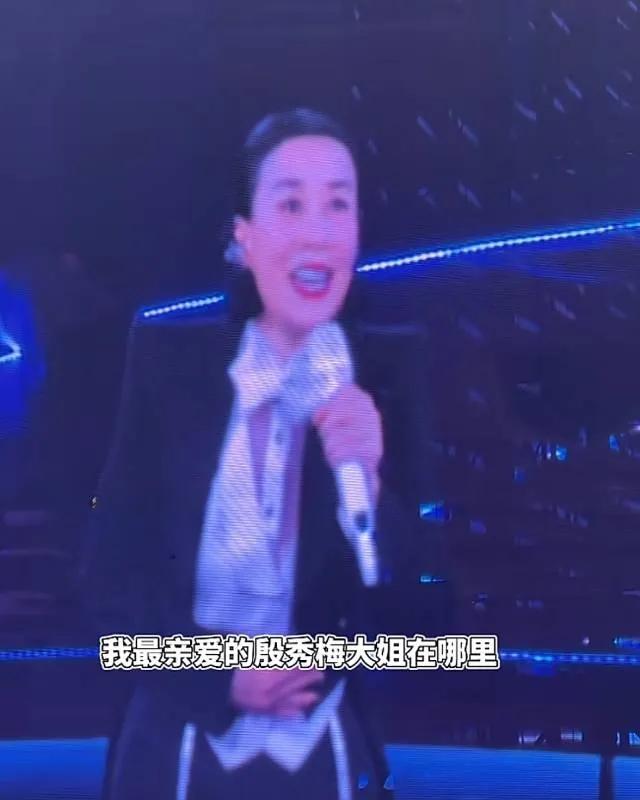 那英的情商是真的高，难怪会吸引半个娱乐圈的明星去给她捧场，在演唱会上，那英指着嘉