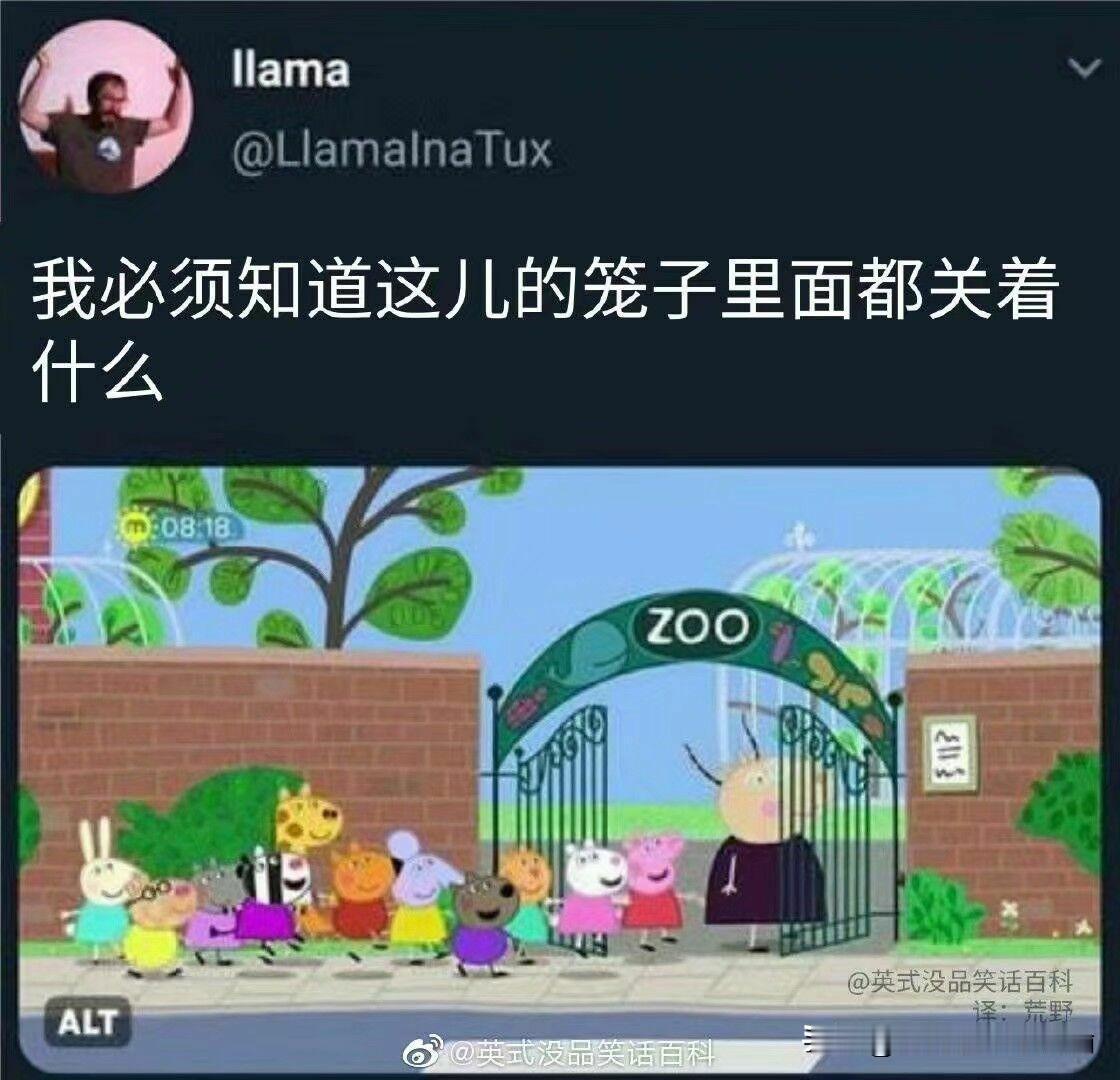 我必须知道这儿的笼子里面都关着什么