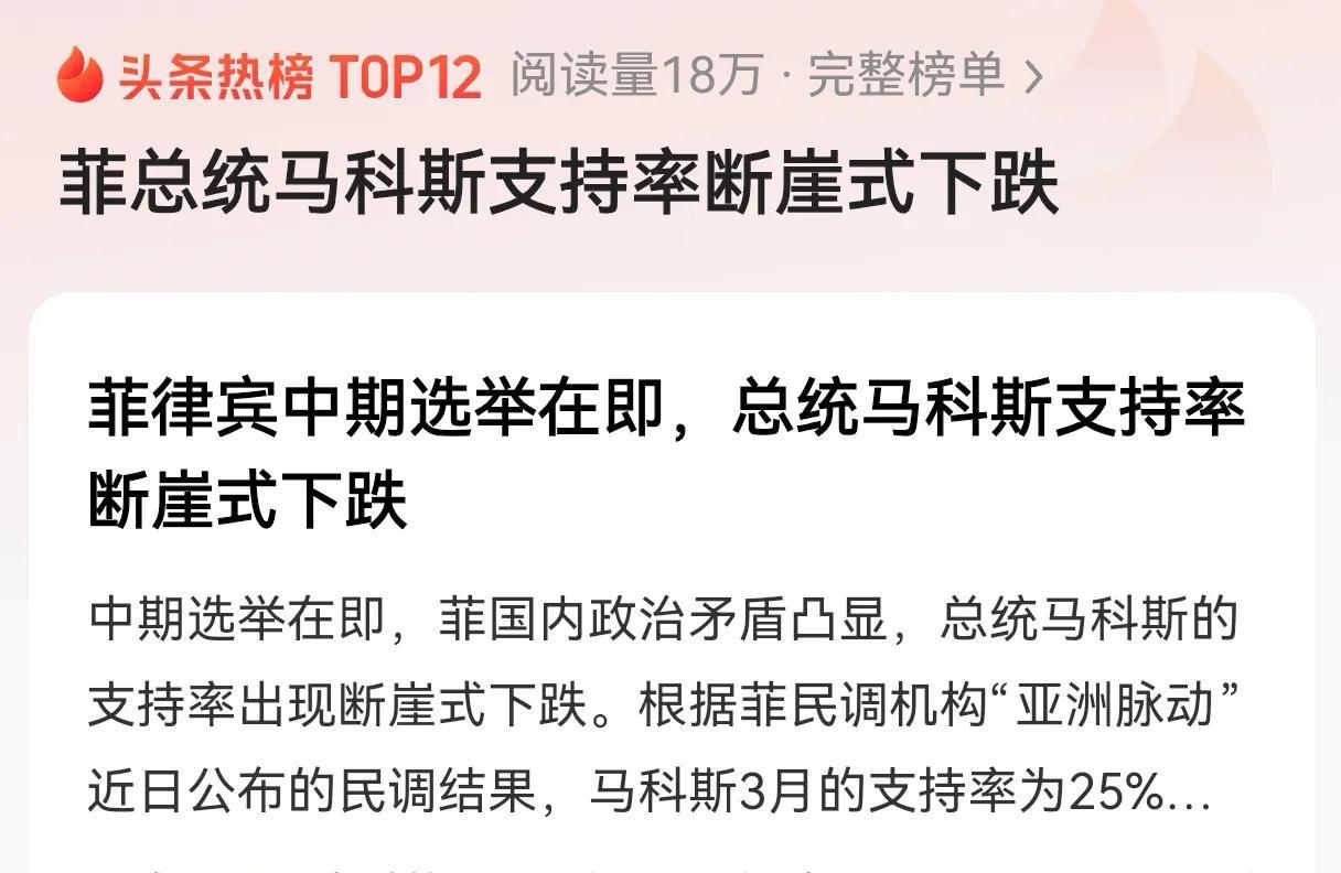 秦安：菲律宾是中美冲突升级的爆发点，其总统支持率大幅下跌，小心狗急跳墙！相信大
