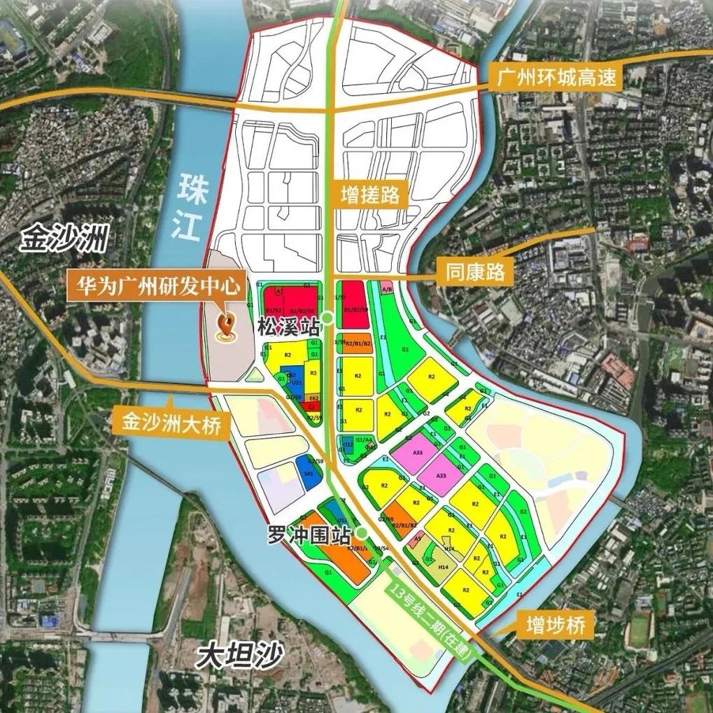 华为广州研发中心来了，地铁13号线二期也即将分段开通。利好广州西部的发展，逐渐改