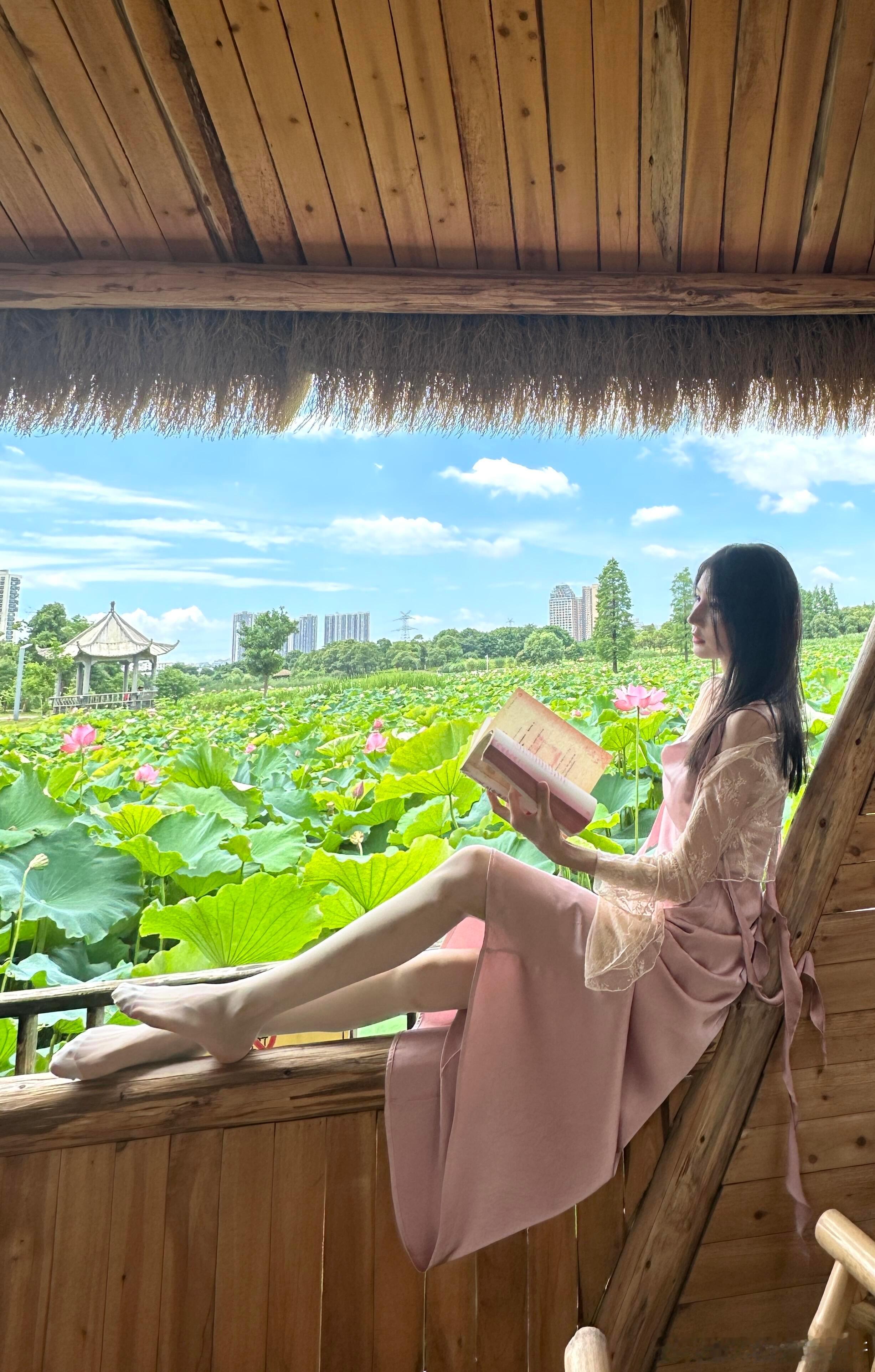 荷塘美景，少女情怀～​​​