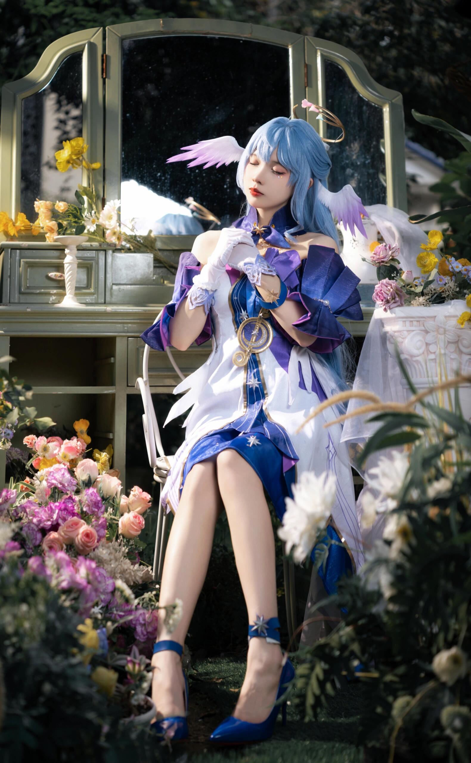 崩坏星穹铁道 cosplay 知更鸟cos cos正片 二次元少女