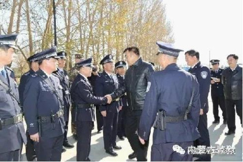 内蒙古自治区副主席马明到保安沼监狱 乌兰监狱 乌塔其监狱视察工作