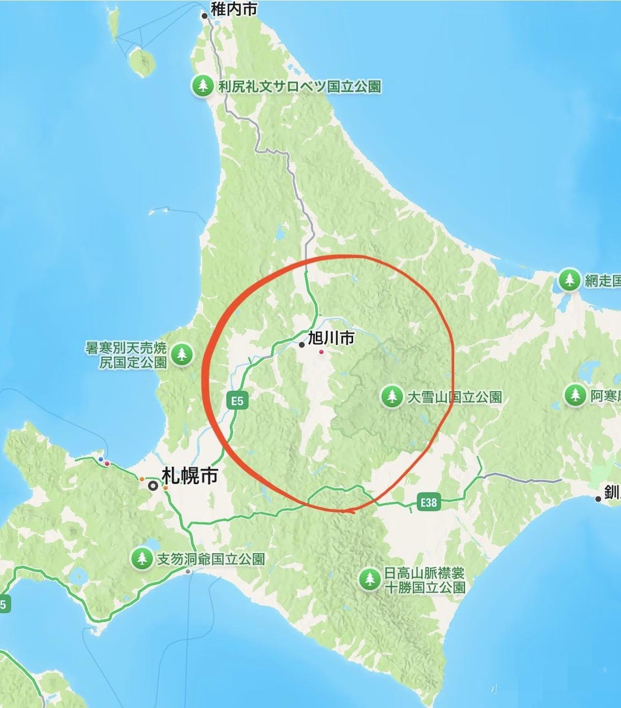 阿伊努人最后的土地，北海道的中部地[笑着哭][笑着哭]