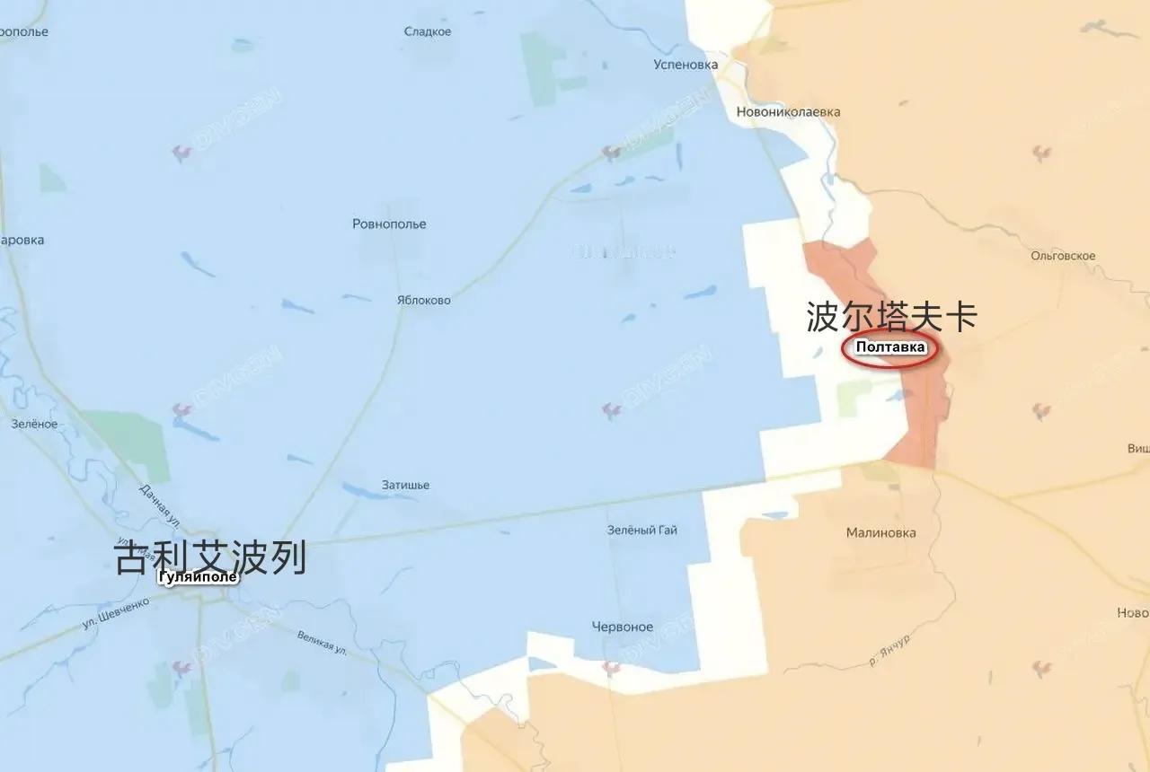 俄军东部集群第5集团军第57独立近卫摩步旅的部队经过激战，占领了扎波罗热州波尔塔