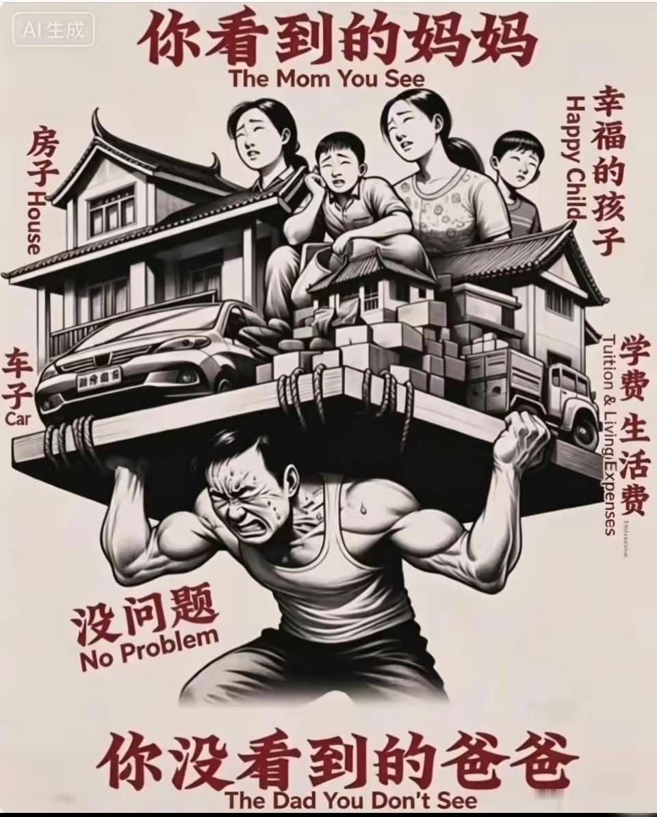 父亲节，我的理解是，生活费，电费，水费，学杂费，等等，都付了，叫，付清节，哈哈哈