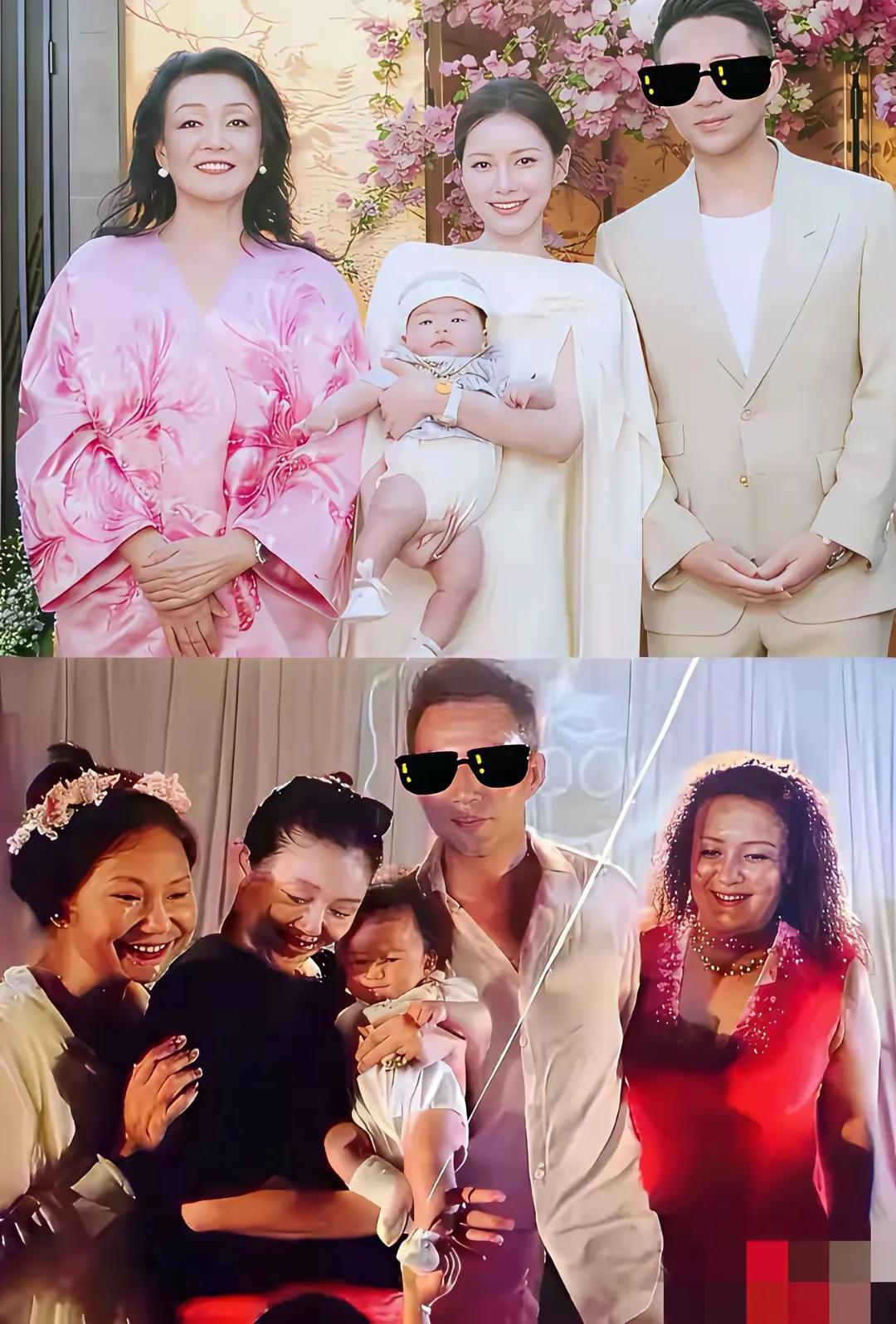 小玥儿、汪宝儿百日宴，区别大。物是人非，张兰表情说明一切，三个细节曝光:汪家