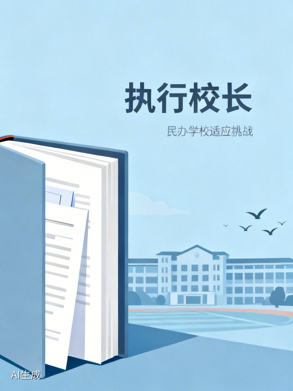 聘请了一个公办学校刚退休的业务校长，来学校当常务副校长，虽然是副校长，但实际上，