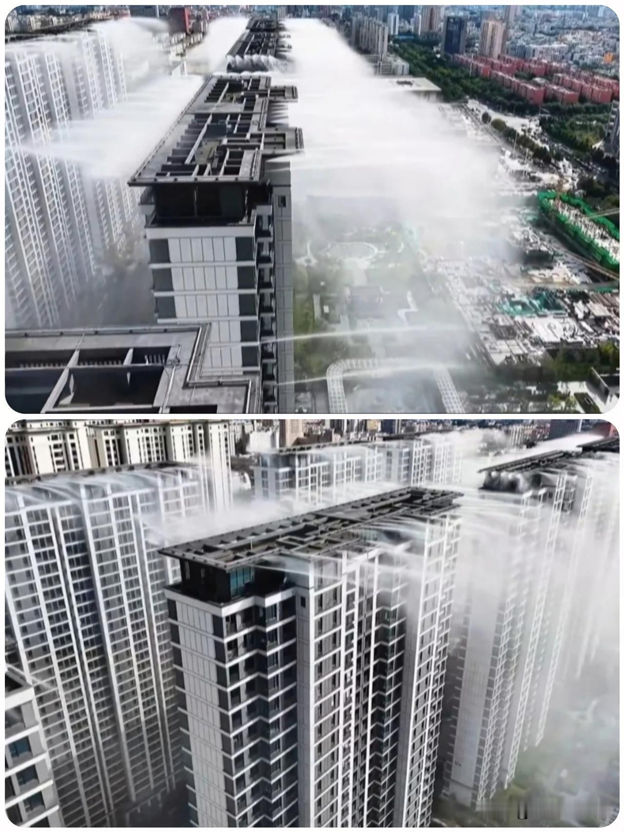 毛宁海外分享山西小区“屋顶雨”降温黑科技，海外网友纷纷羡慕…7月1日，外
