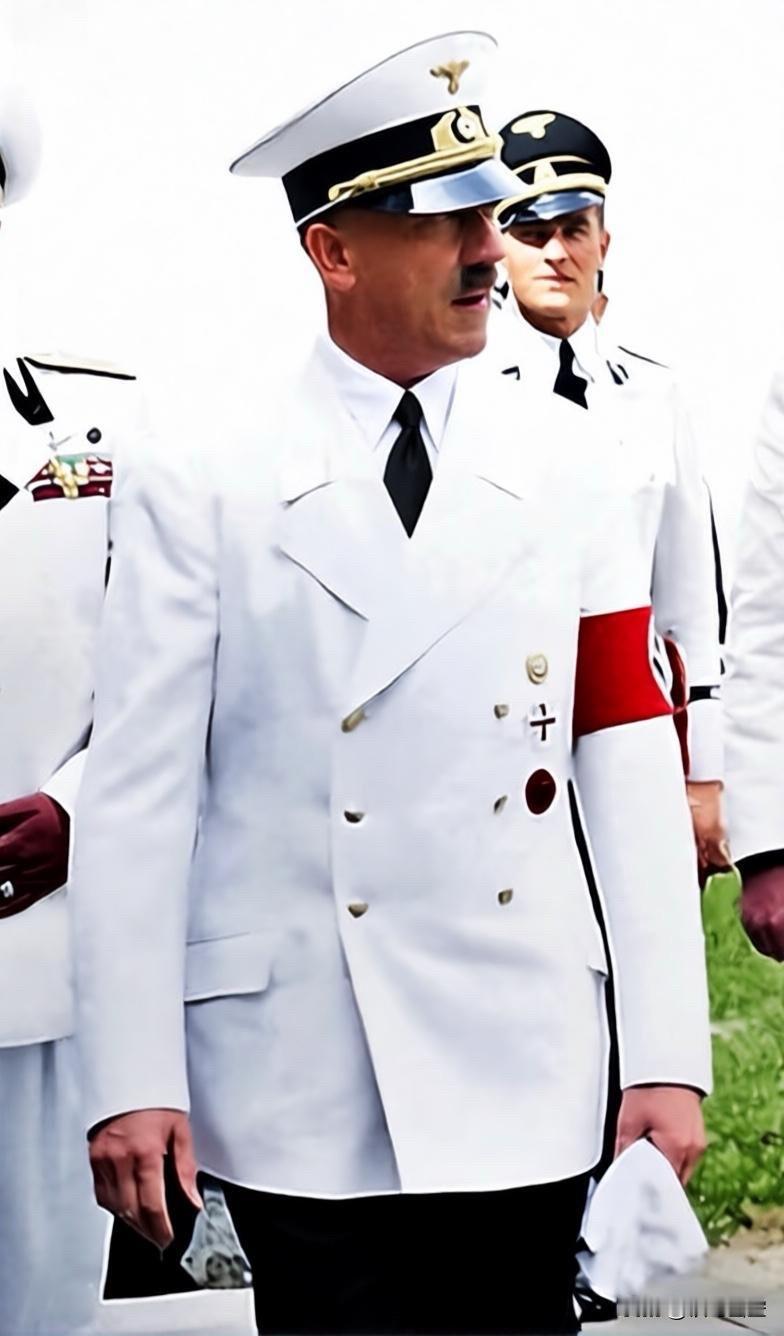 身着白色制服的元首军事军迷发烧友历史二战德国