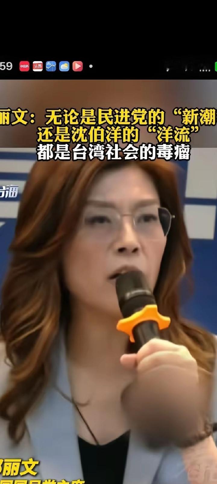 郑丽文正在为国民党胜选尽心尽力！岛内11月28日"九合一”选举日益临近，中国国