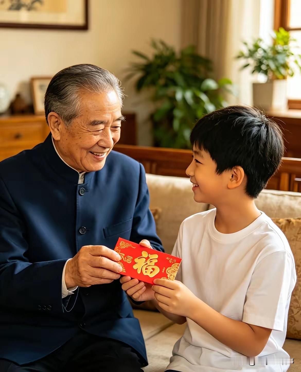 孙子考上大学，我给了1万，亲家给了6万。孙子嫌少，十五不来了。我对儿子说：我死了