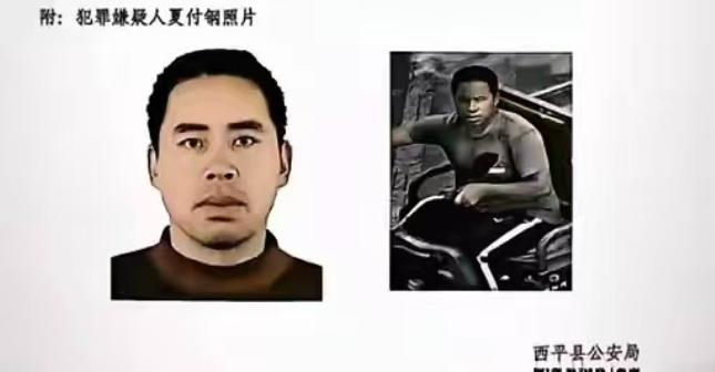 河南西平县夏某钢作案后潜逃，据知情人透露，夏某钢和邻居侯某发生争执，一时冲动做出