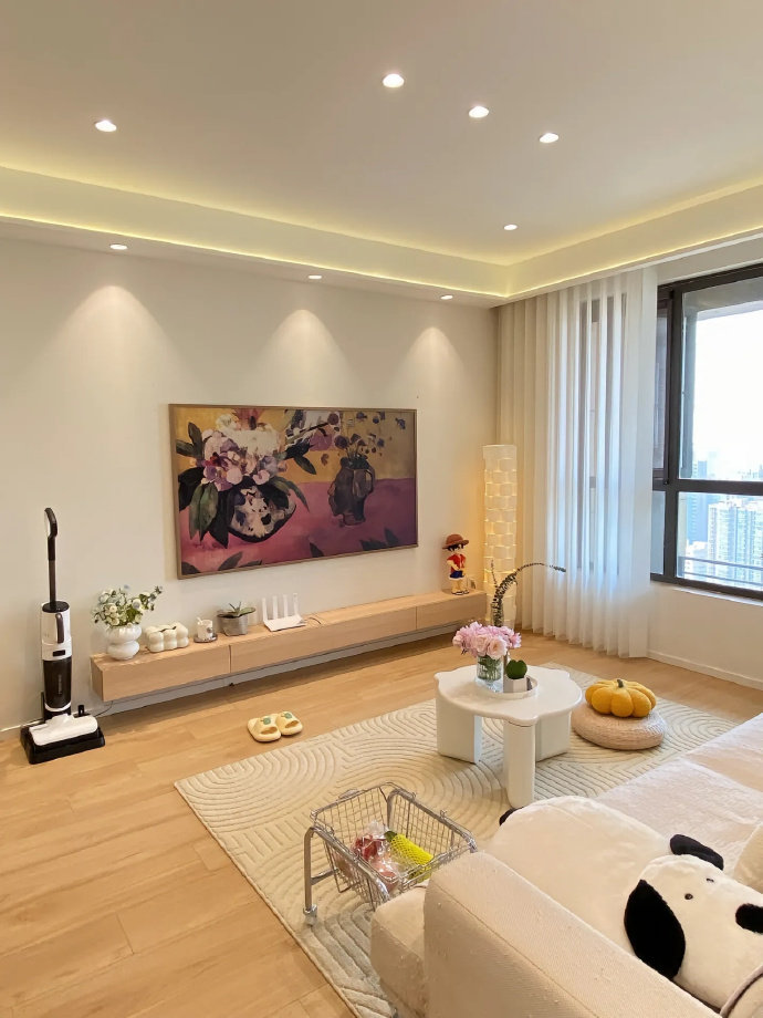 超级温馨，室内66平原木风，给大家参考..