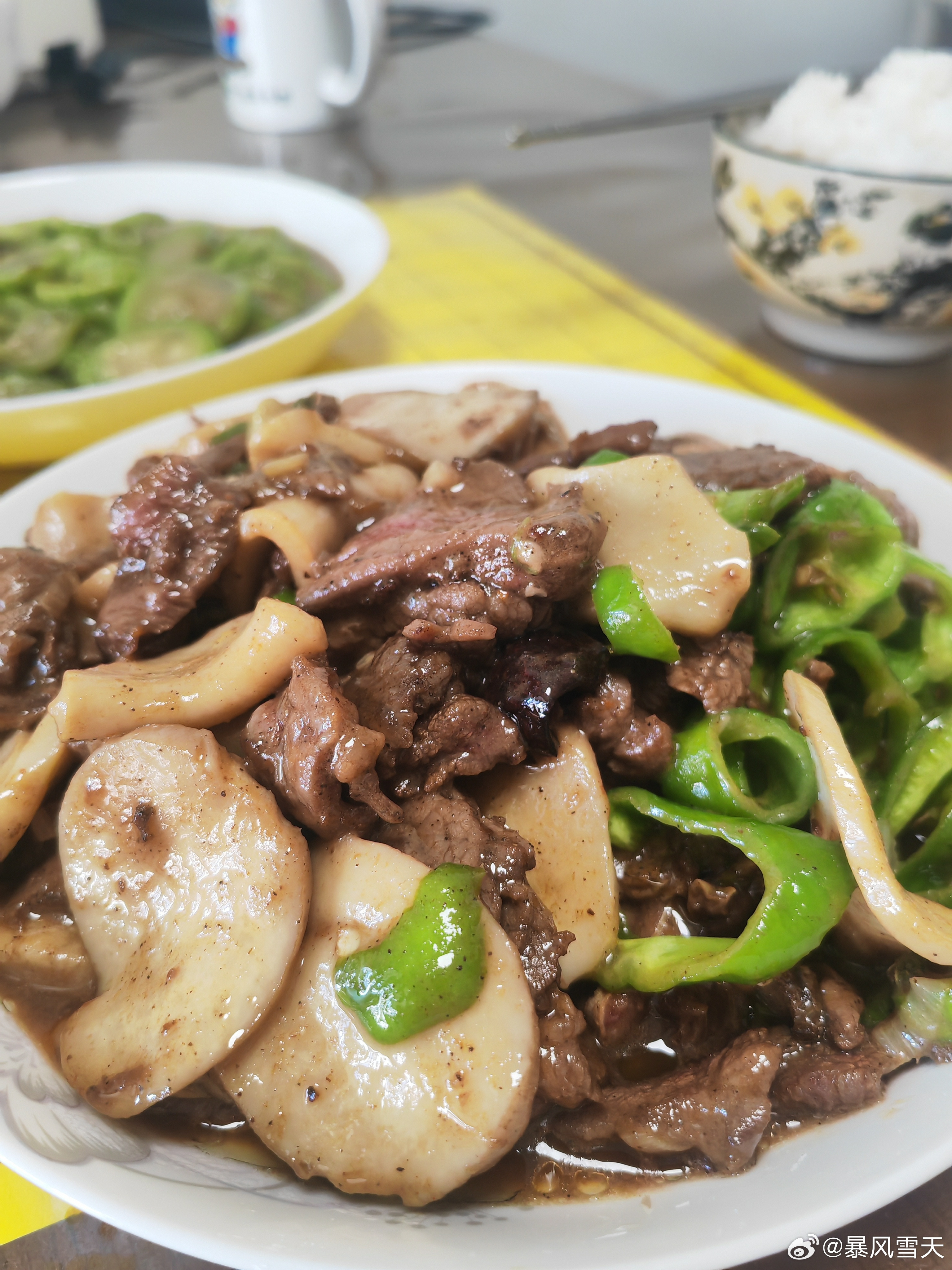 土匪猪肝，黑胡椒牛肉，完美复刻