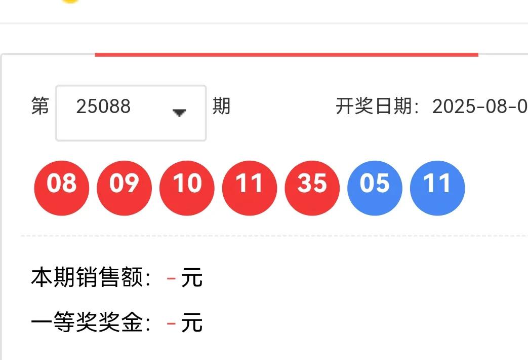 惊现4连号，预测基本正确今天开出0809101135+0511破