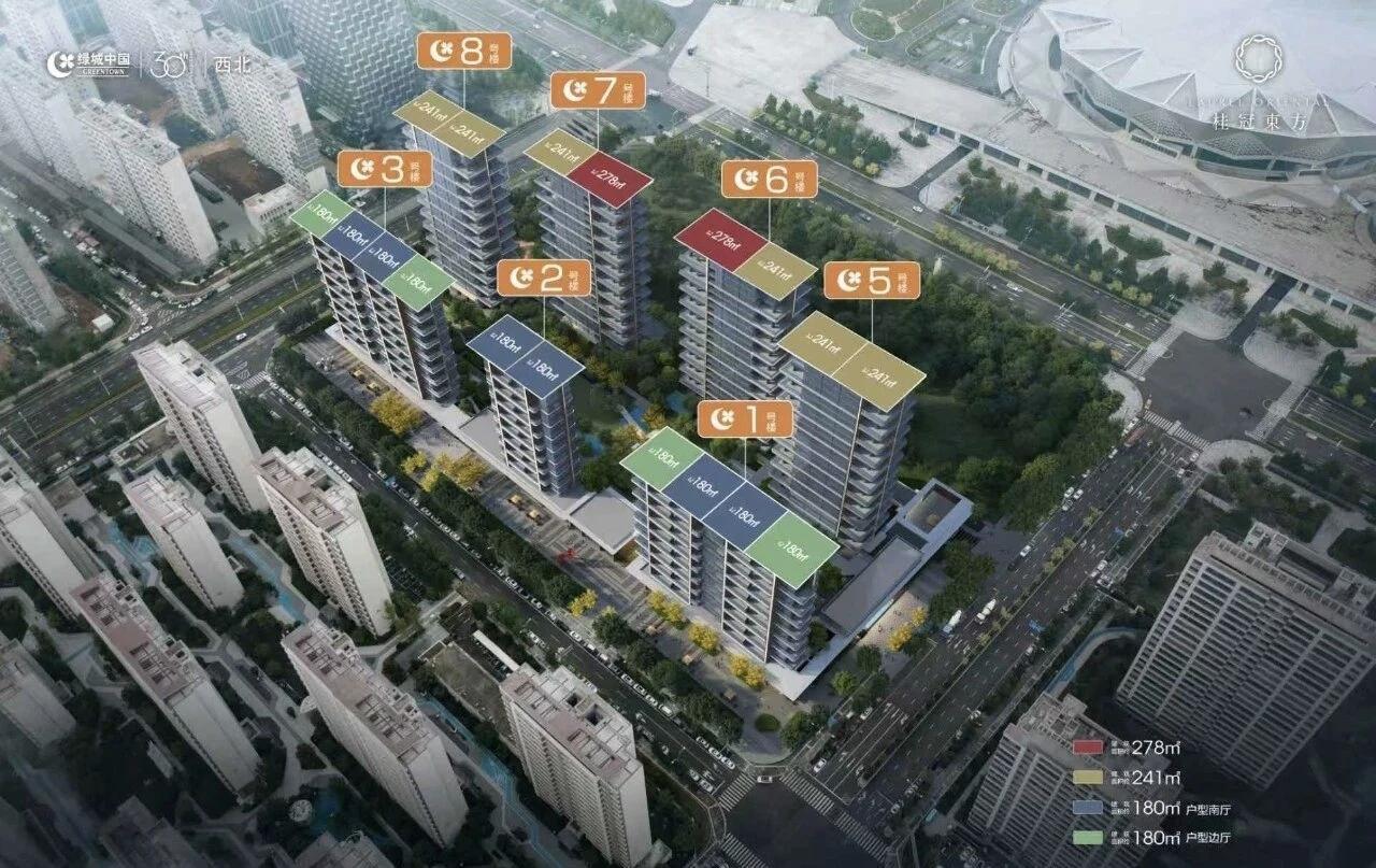 单价最高31984元/㎡！日前，西安住建局官网公示了浐灞国际港奥体板块“绿