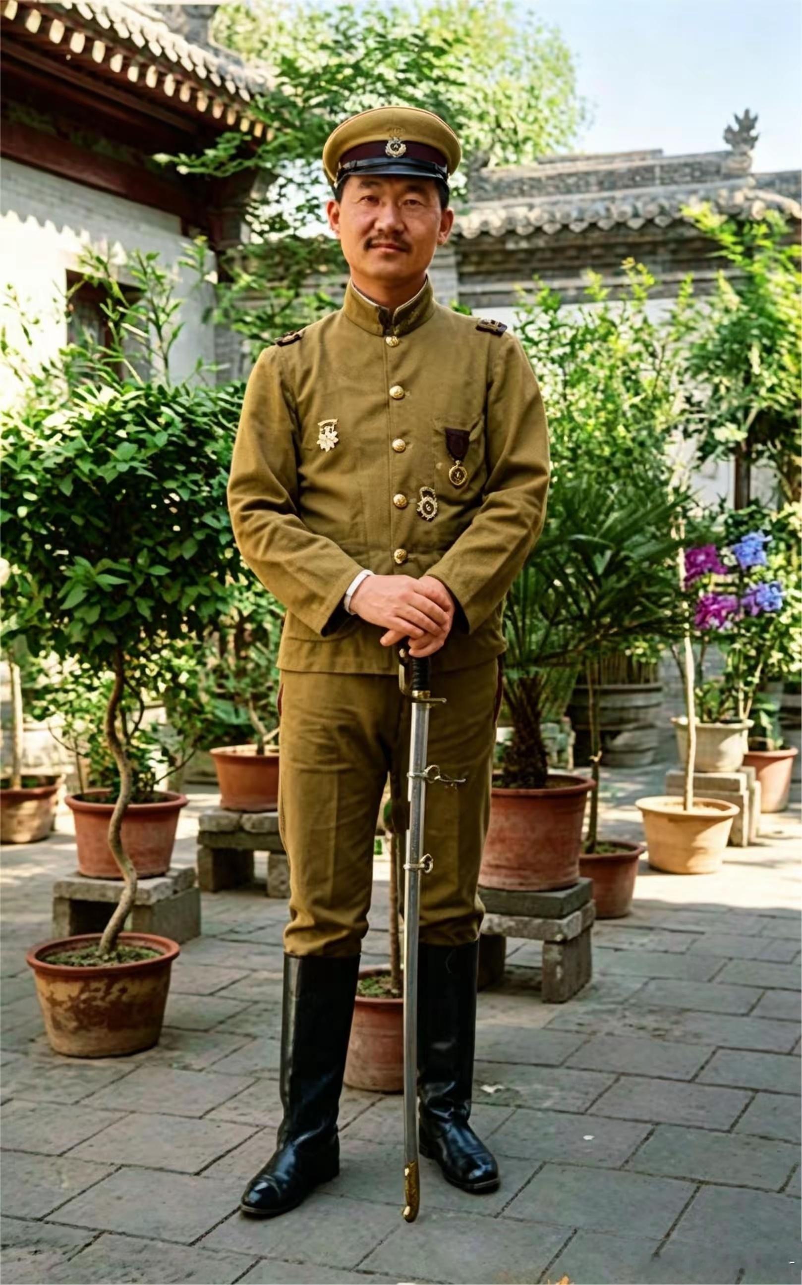 1910年，孔祥熙从美国耶鲁大学归来，在晚清的太谷县任地方义军司令。后来与宋家联