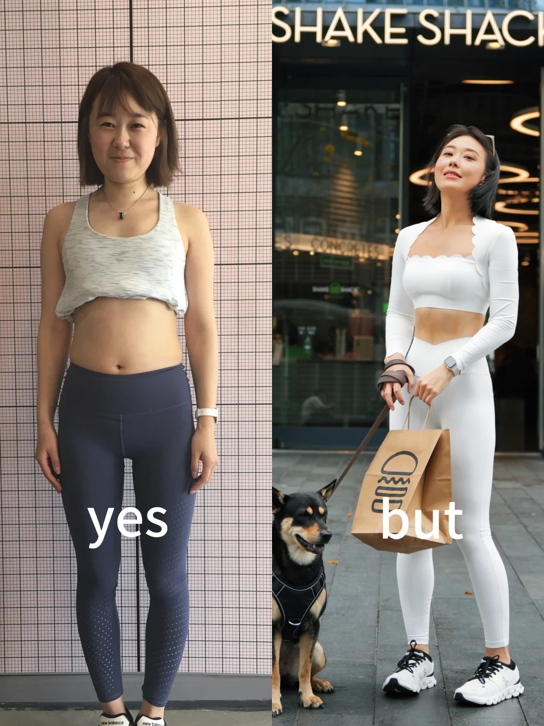 “站在那里 一看就是经常健身的身材”