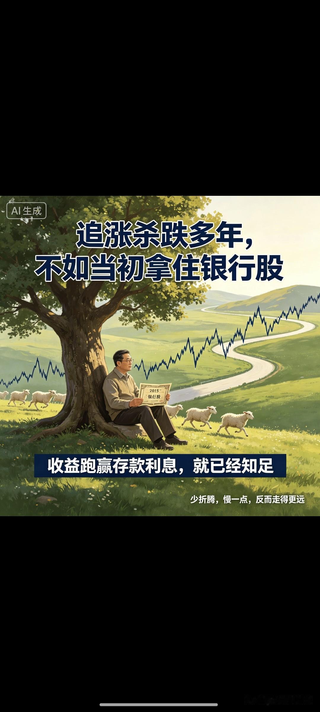 告散户言🌲 高山之上，常有孤树。不和坡上的花草抢一时春光，不跟风摇摆，