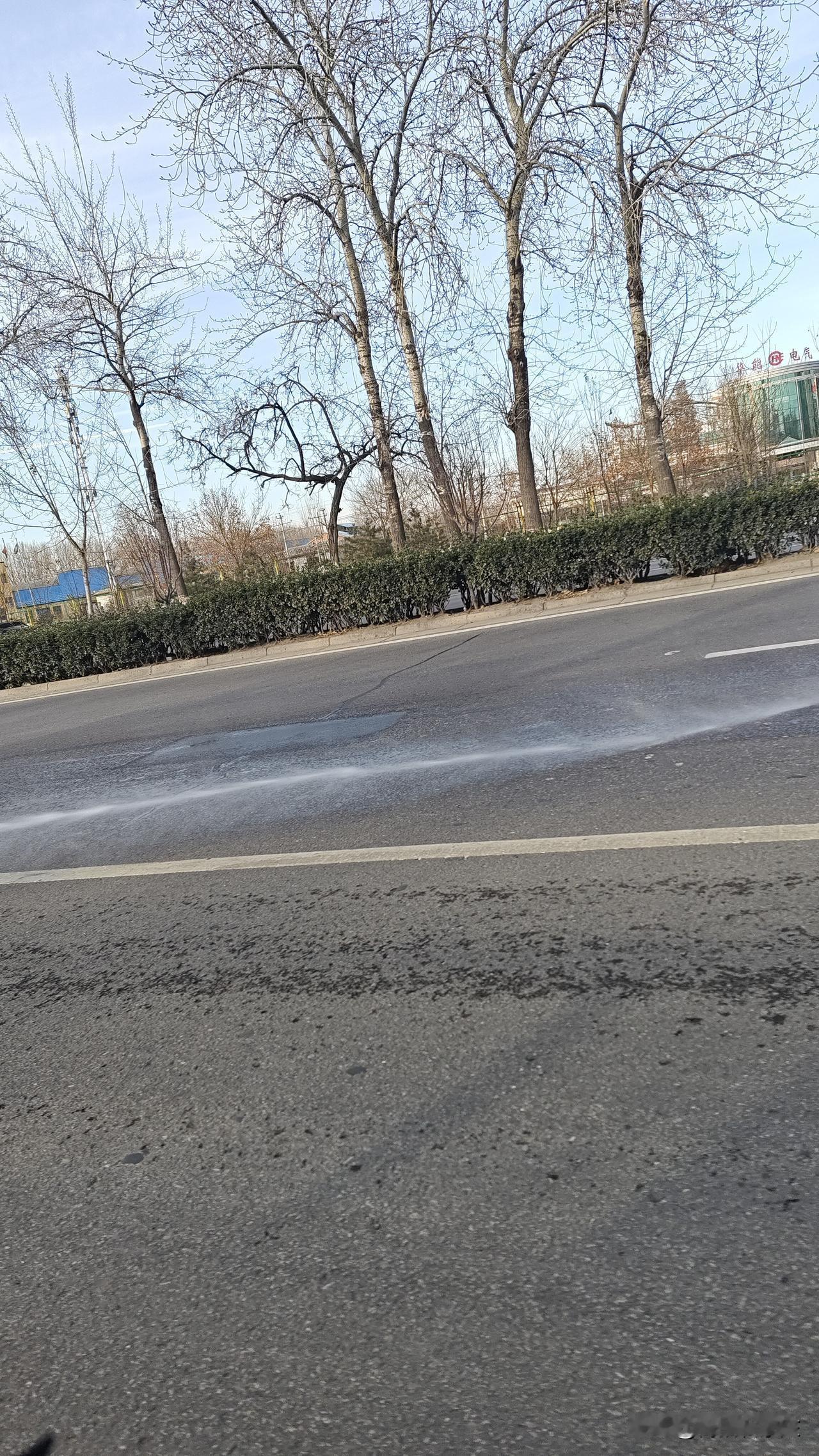 石家庄环卫部门，求您了，天气冷了，就放假吧！每年秋天，冬天都摔我好几次！有一