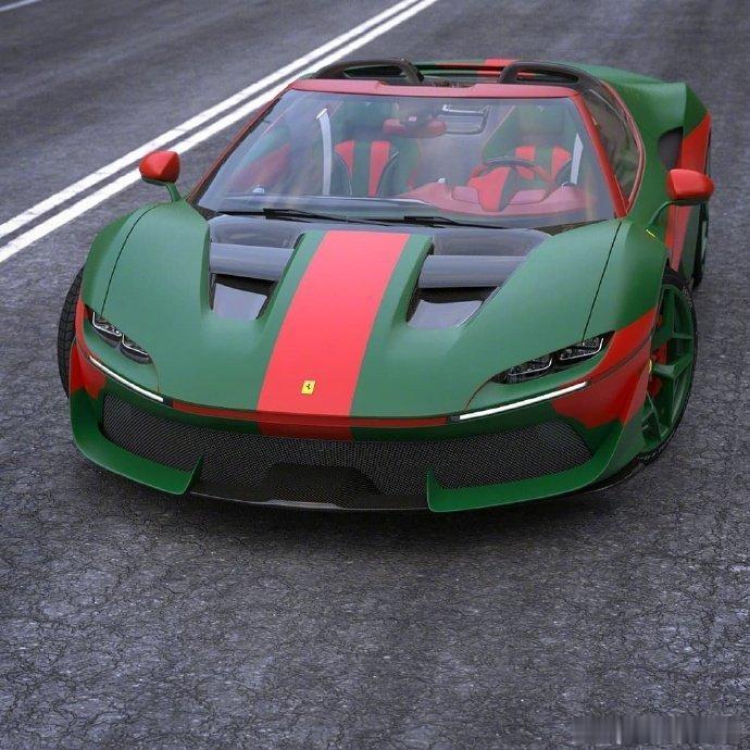 改装车之法拉利FerrariJ50，颜色搭配如何？​​​