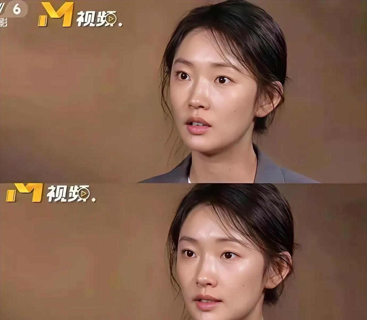 周依然说，之前我去央视录了一个采访节目。我就素颜去了，连一点粉底都没涂。在镜头前