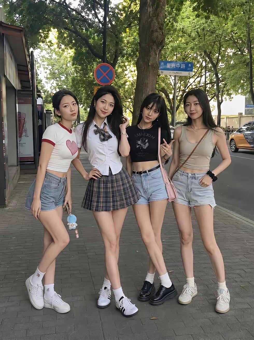 青春，靓丽，有活力，这就是美貌和身材并存的四大美女吧！