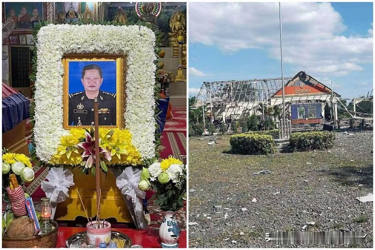 不把洪森打服不罢休，泰军三军发动猛攻，一炮带走柬埔寨副司令！泰柬冲突不断升