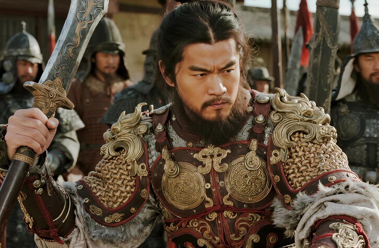 唯一能与李元霸能力相当的人，使八百斤的禹王槊，人称飞虎将军隋唐乱世多猛将，西