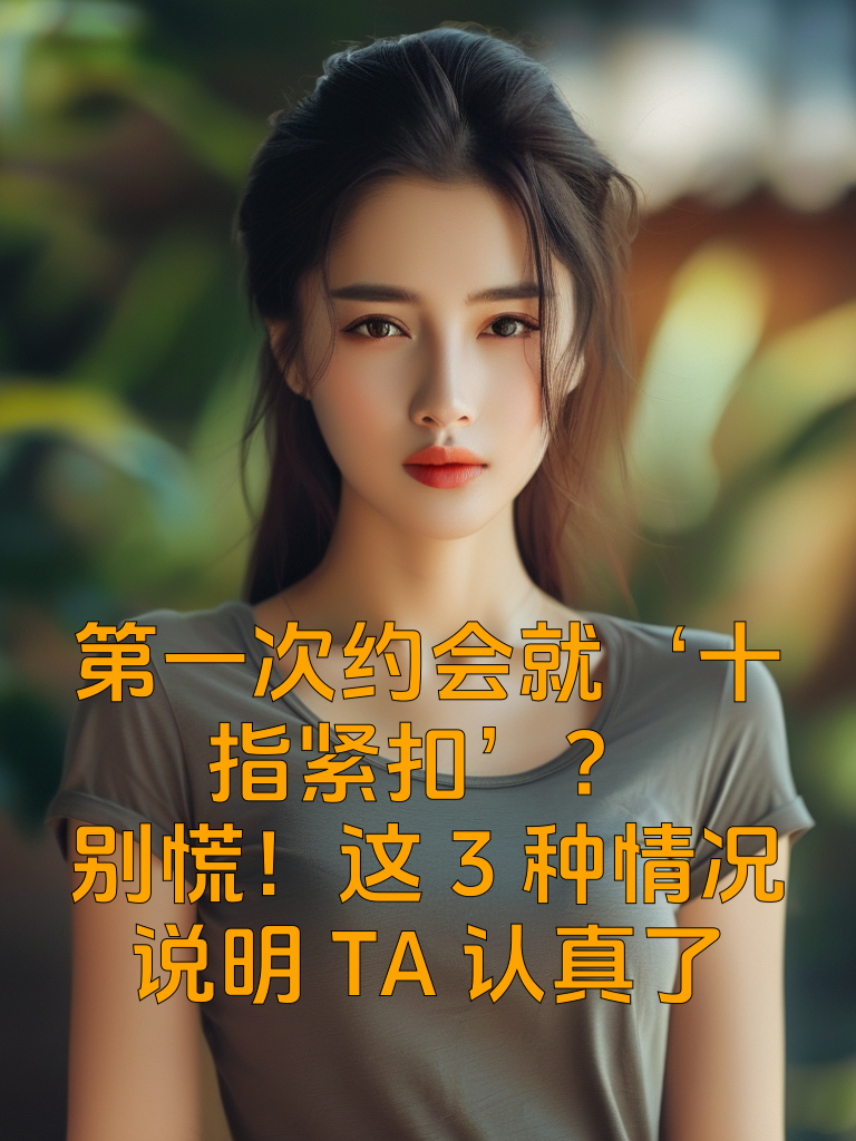 第一次约会就‘十指紧扣’？别慌！这3种情况说明TA认真了