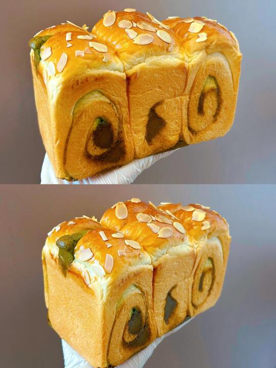 经典抹茶奶酥吐司🍞云朵般柔软配方超好用