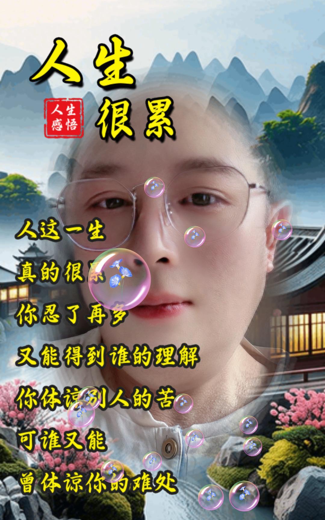 #也许这就是人生吧很现实的一段话，听听想想……
