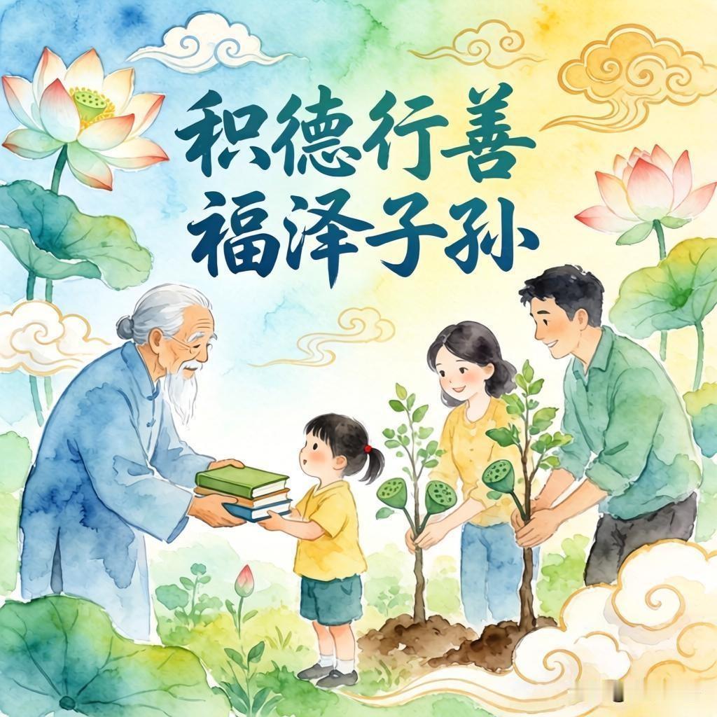 这辈子最积德的3件事，但凡做一件，子孙后代都有福报老辈人常说：“行善积德，