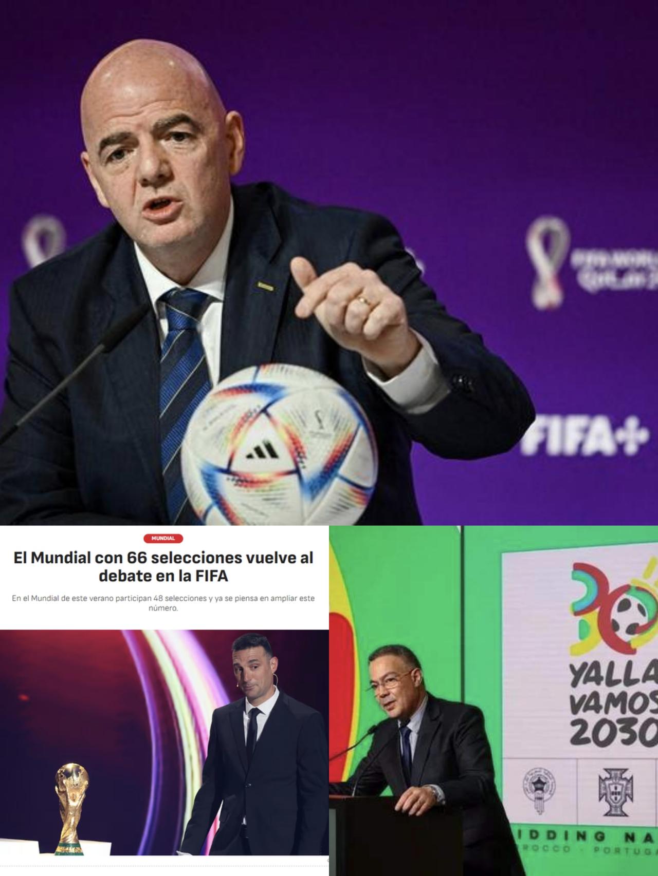 这又是冲着我们来的吧？南美足联向国际足联递了个提案：2030年世界杯继续扩军