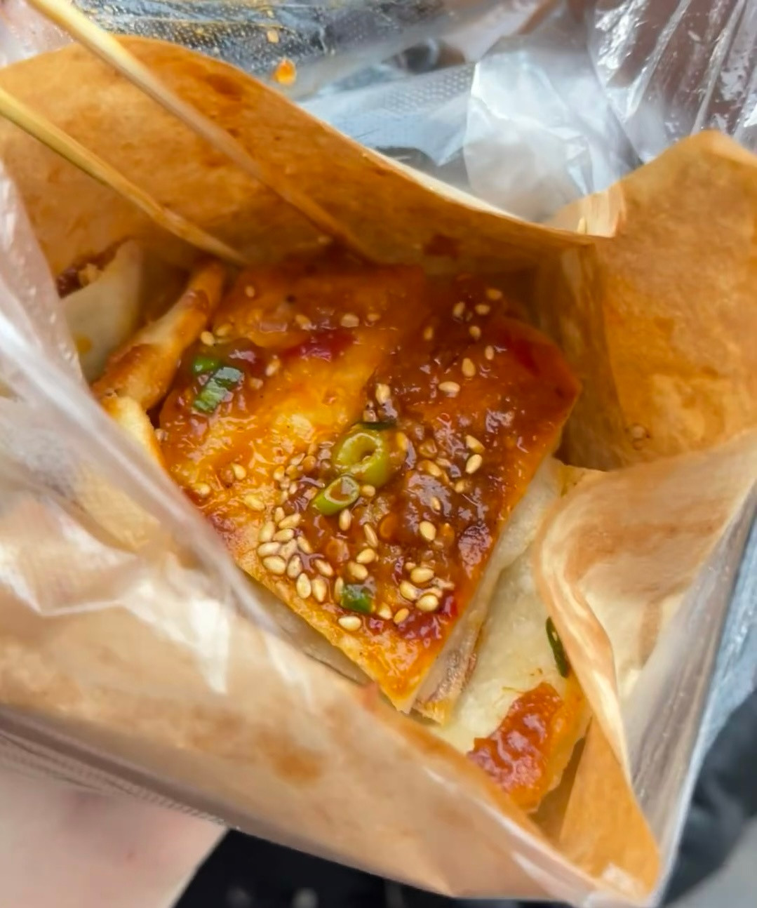好久没吃这个酱香饼了，还是老味道，香​​​