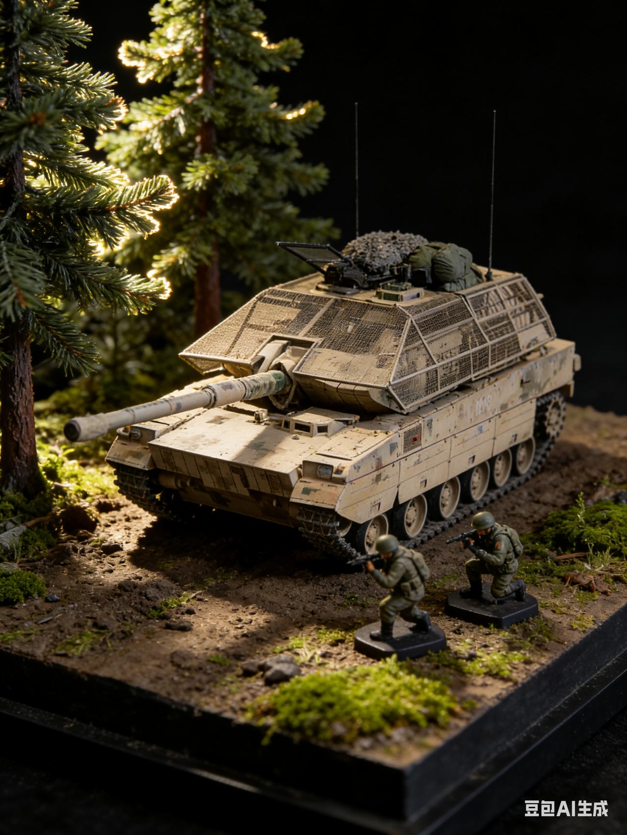 树林中的小黑豹坦克我军15式轻型坦克正面装甲还是挺抗揍的，速度也快。