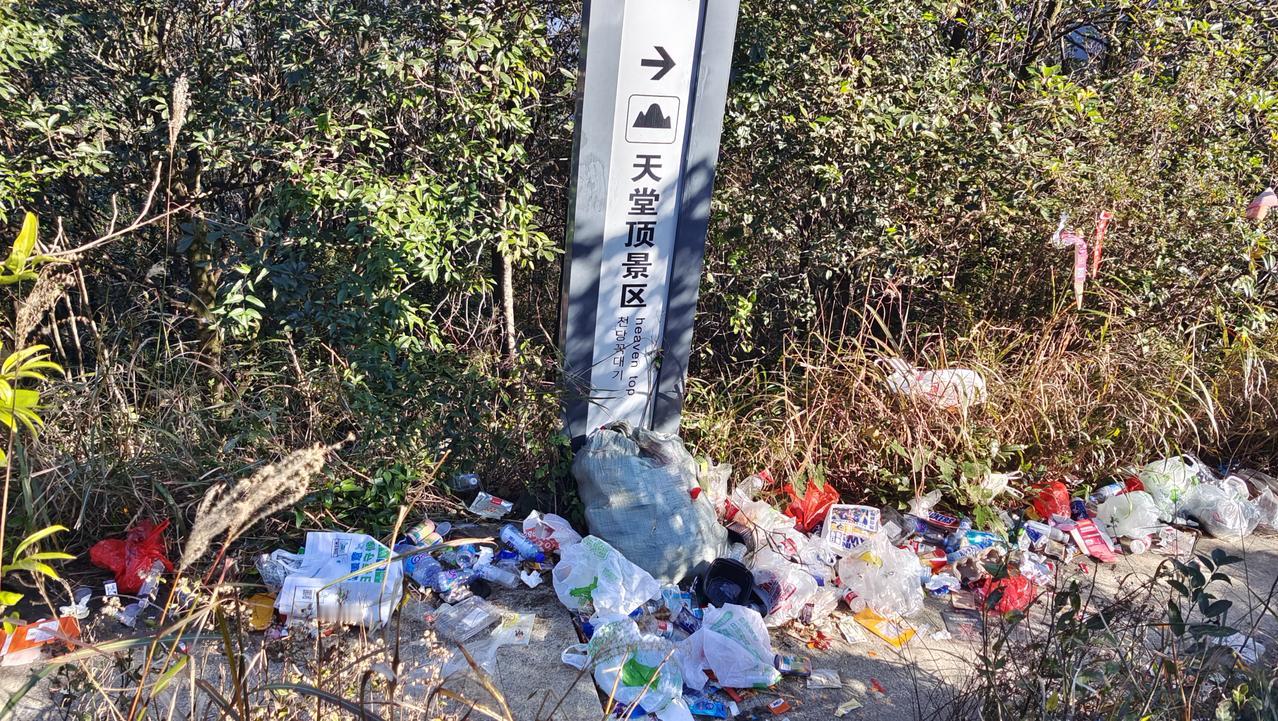 “天堂顶”是从化十登中最高的山峰，也是广州第一高峰，海拔1228米，年平均气温只