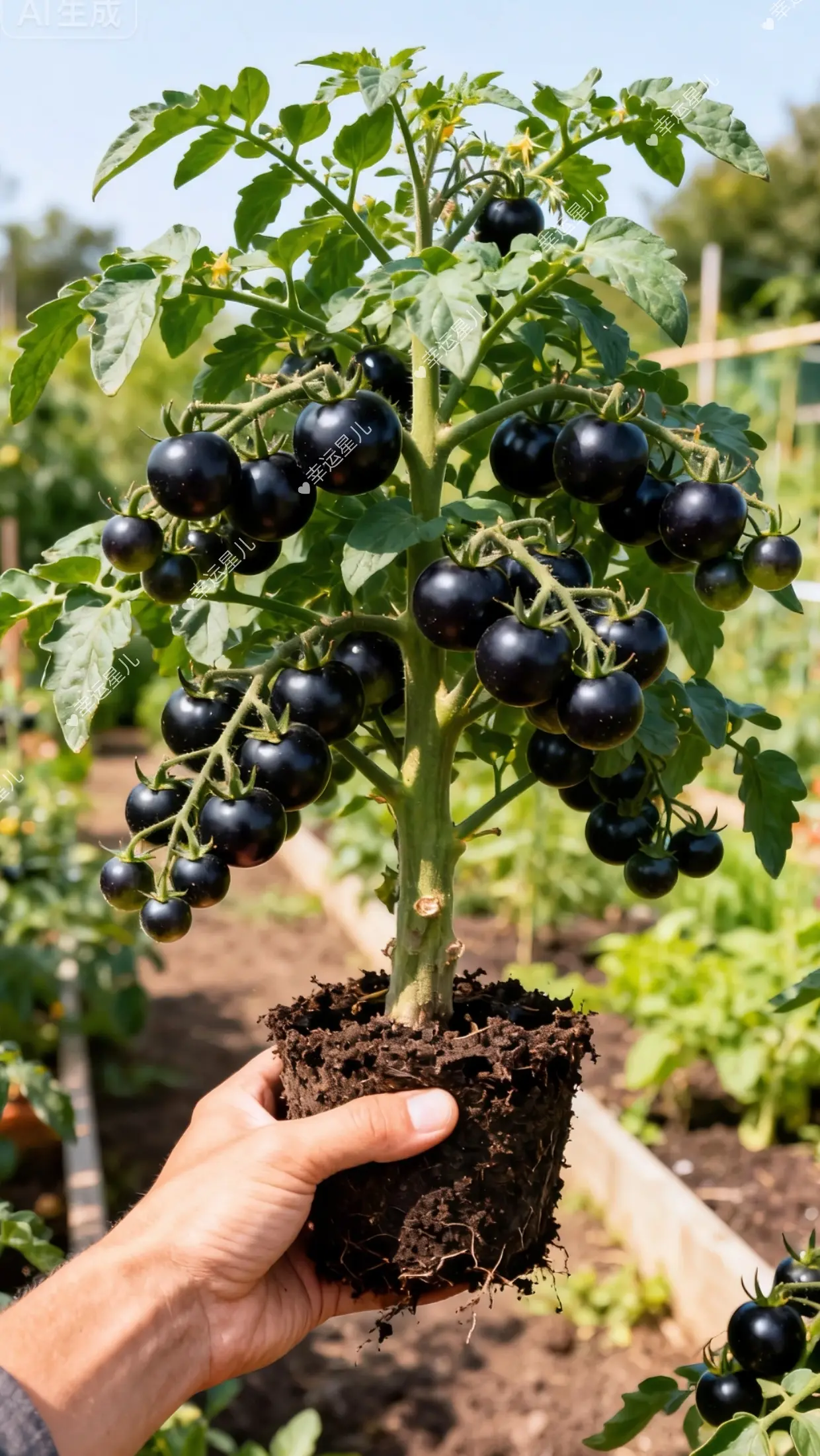 番茄种植新农人计划黑番茄苗黑番茄新农人计划