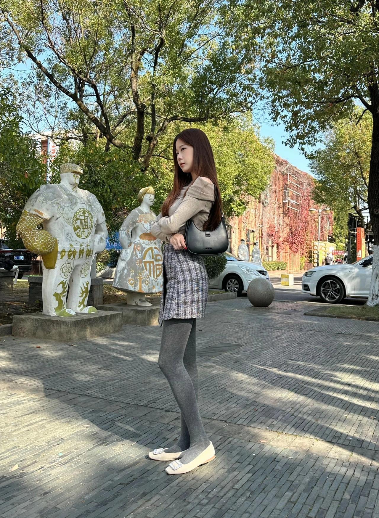 南方的冬天穿搭一天加厚加绒连体袜光腿神器广东入冬穿搭南方冬天保暖东北抗冻