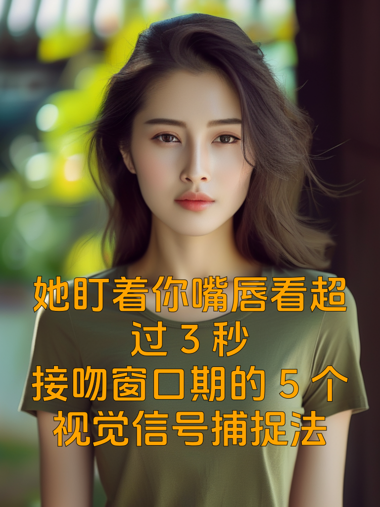 她盯着你嘴唇看超过3秒？接吻窗口期的5个视觉信号捕捉法