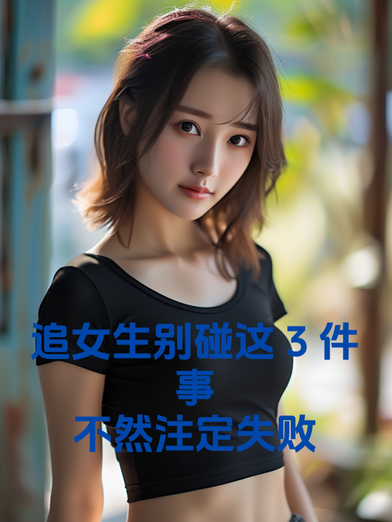 追女生别碰这3件事，不然注定失败