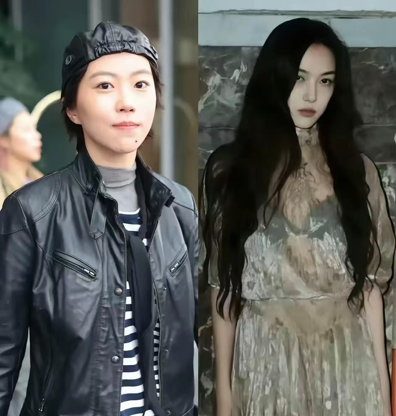 王菲的两个女儿窦靖童和李嫣，确实长得不像王菲