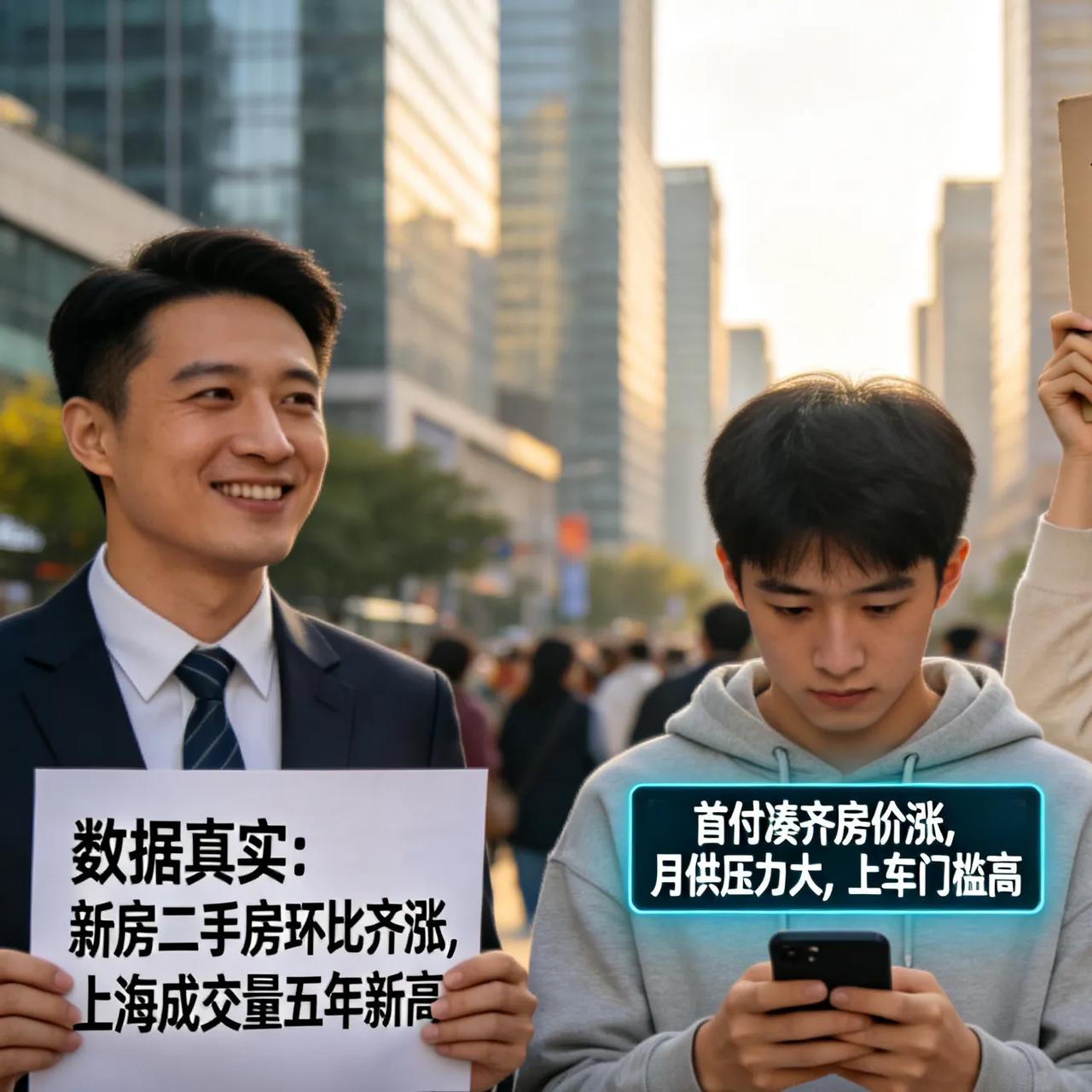 一线房价全线上涨，是真回暖还是在借题发挥？统计局数据刚出炉，北上广深房价集