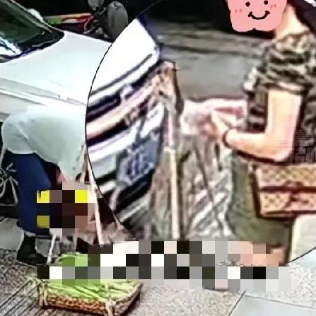 7月9日，四川一大姐在路边买菜，付款时掏出一沓钱，大姐从这一沓钱中抽出一张5元的