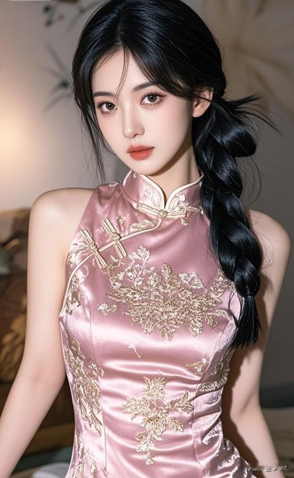 女生穿旗袍可以有多好看?时尚改良旗袍