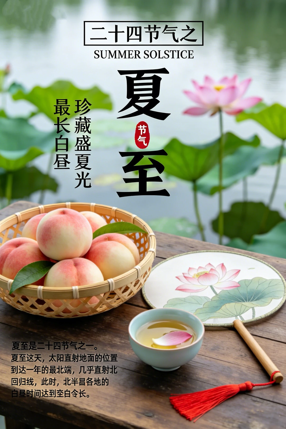 2026夏至节气祝福图片壁纸